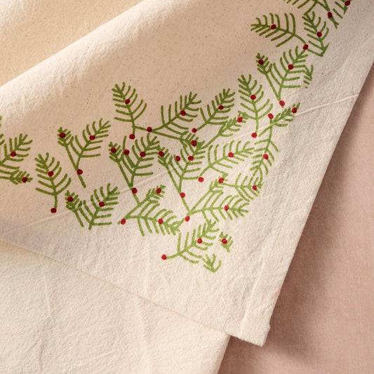 Sardee Holly Cotton Tea Towel