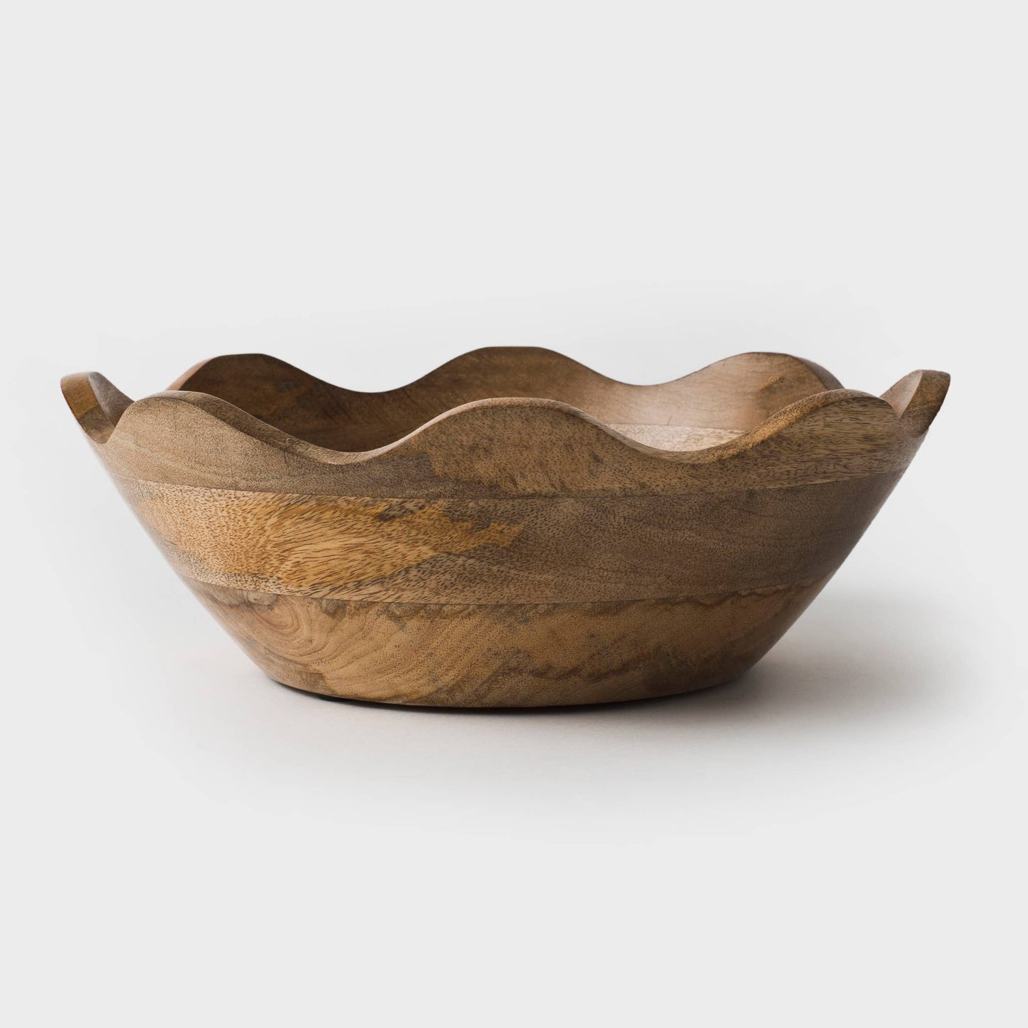 Mela Artisans - Scalloped Wooden Bowls