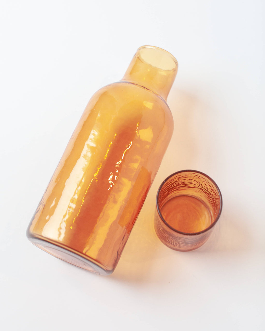 Creative Women - Handblown Hammered Glass Carafe