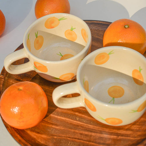 Casa Amarosa Mandarin Orange Mug