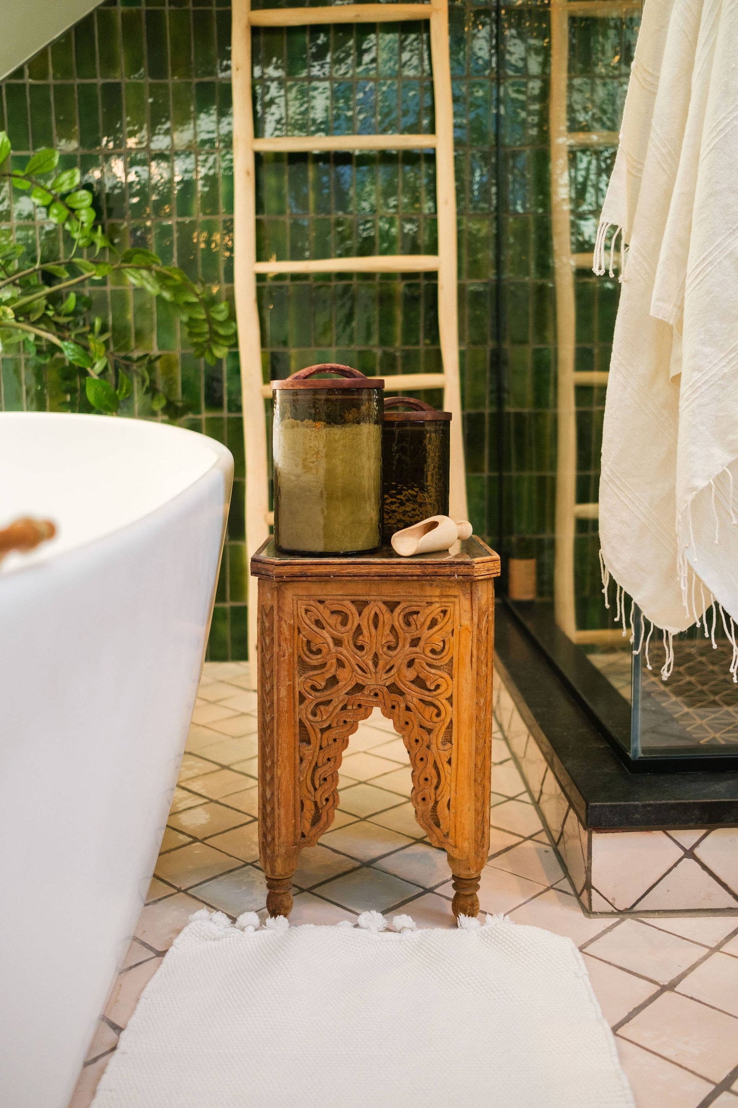 Creative Women - Handblown Hammered Glass Canisters