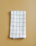 Creative Women - Stone Washed Linen Windowpane Plaid Napkins