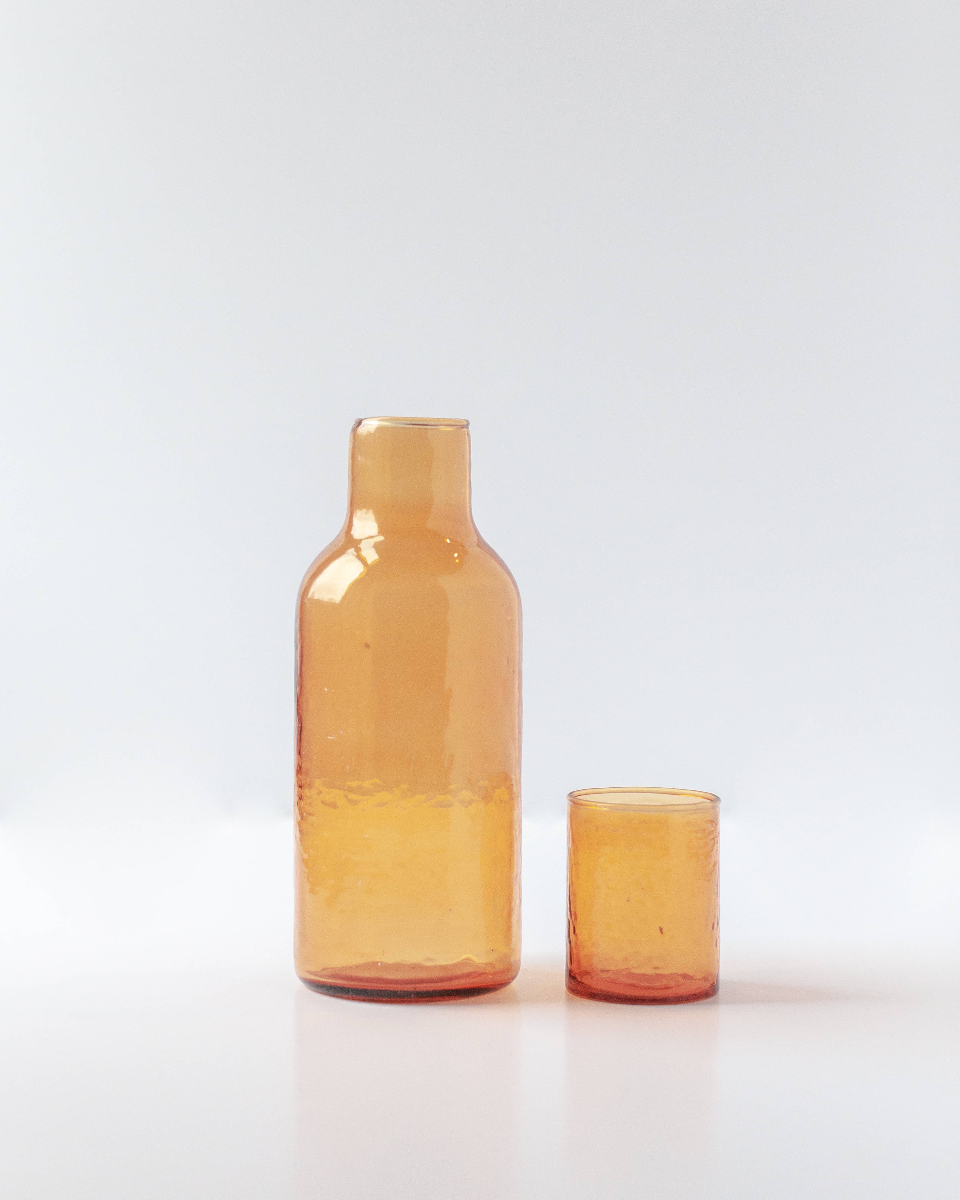 Creative Women - Handblown Hammered Glass Carafe
