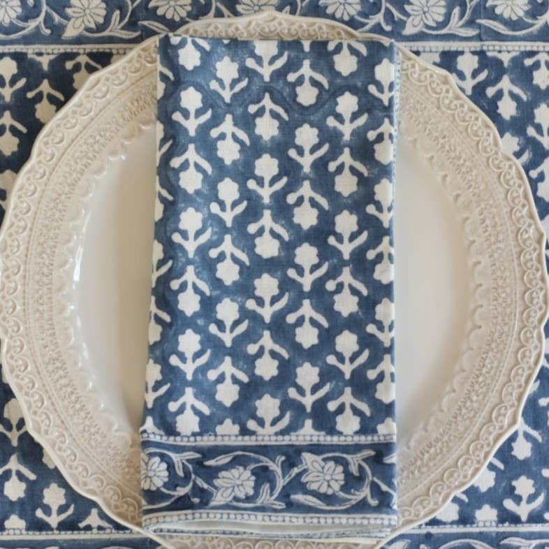 Napkin Charlotte Indigo, Set of 4