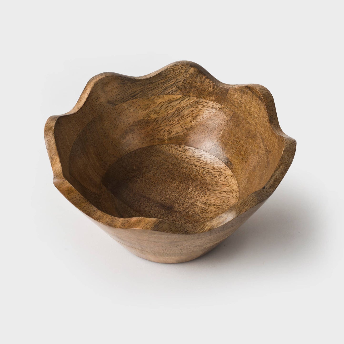 Mela Artisans - Scalloped Wooden Bowls