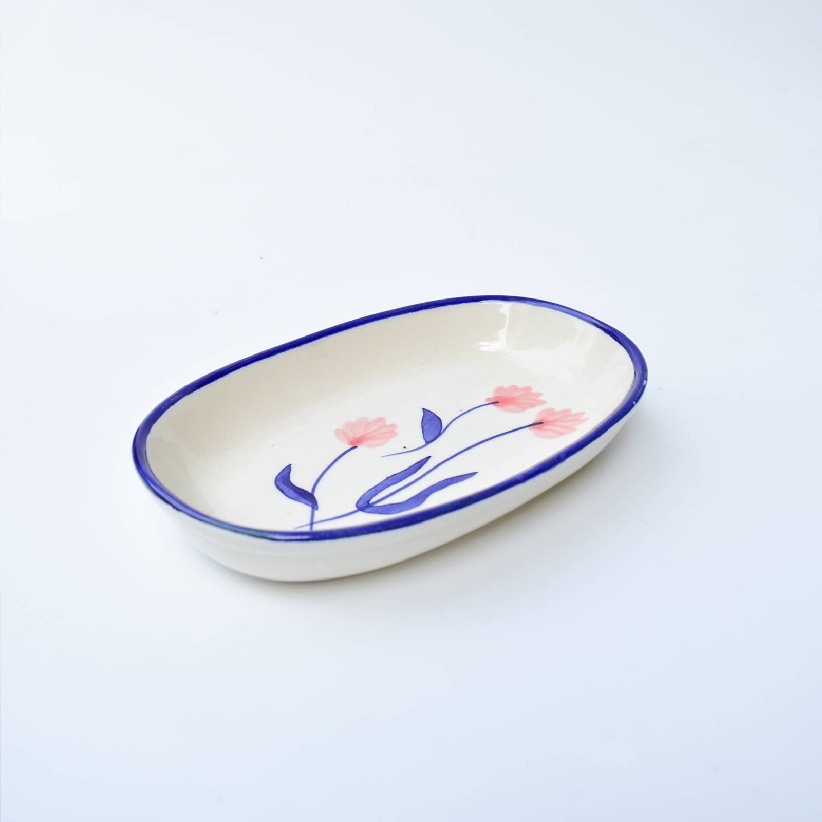 Handmade Ceramic Serving bowl - Camellia