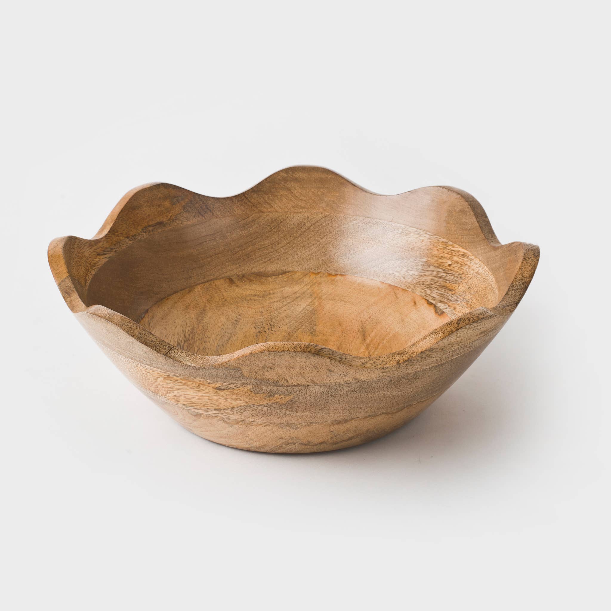 Mela Artisans - Scalloped Wooden Bowls