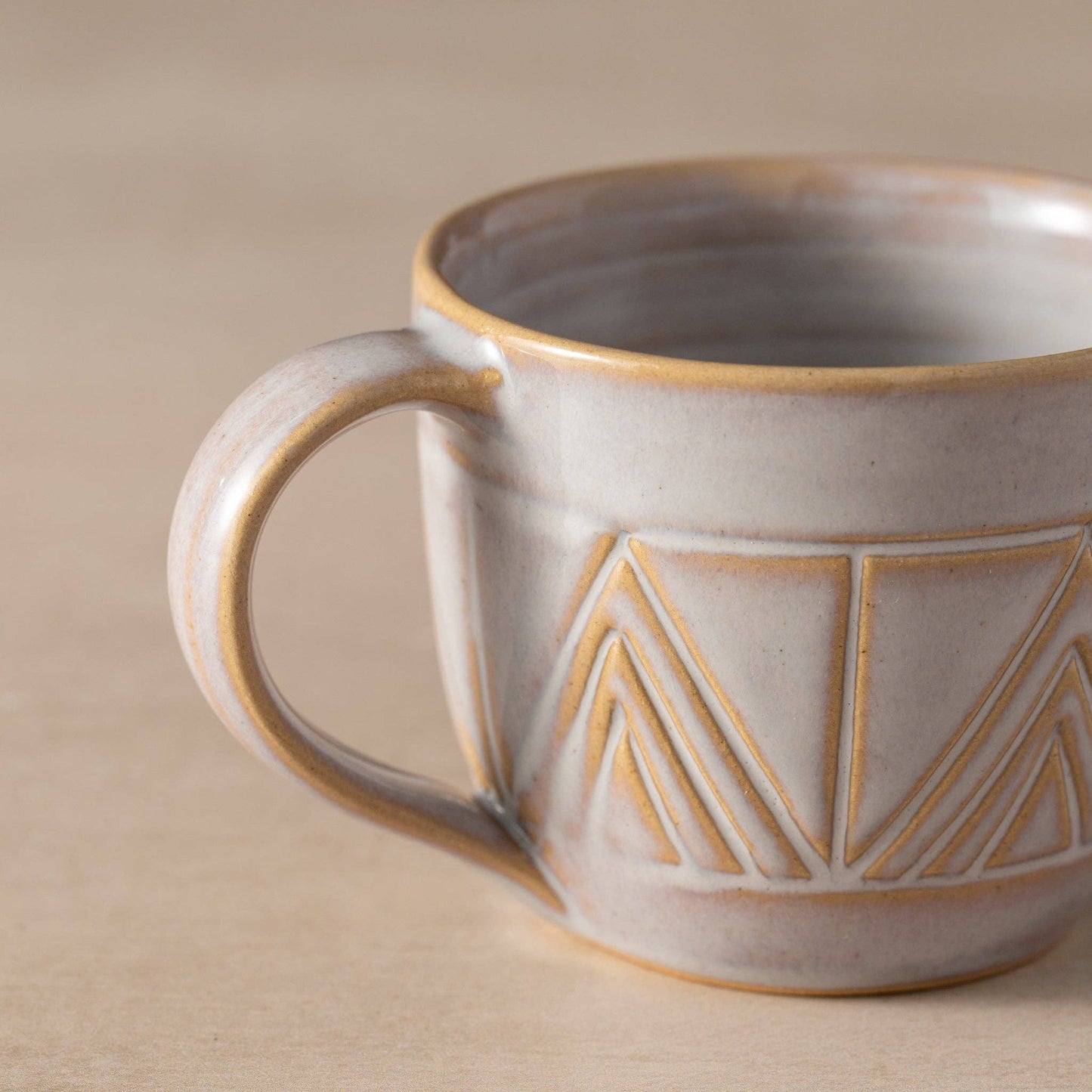 Mountain Peaks Ceramic Tea Cup