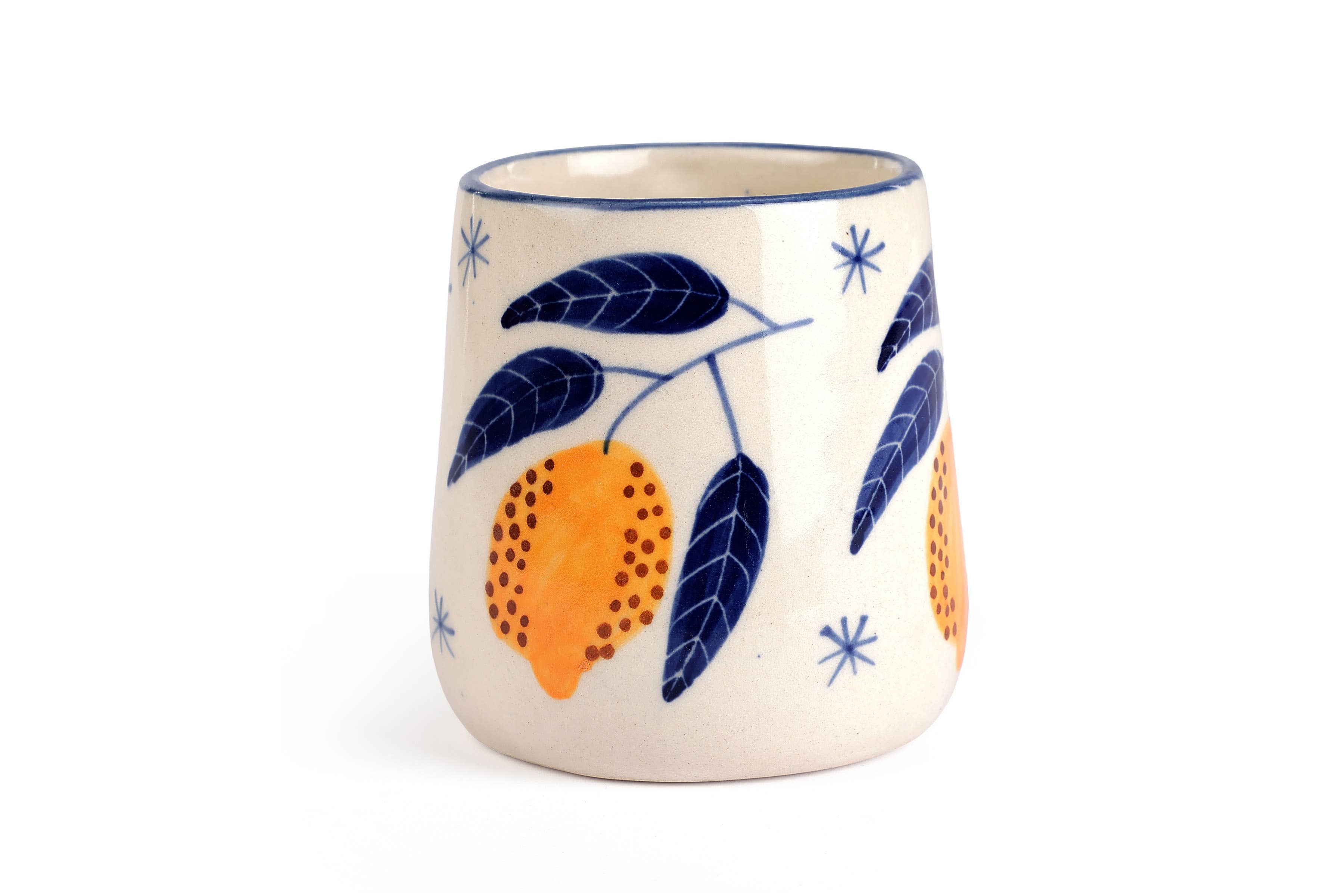 Casa Amarosa - Lemon Coffee Mug- Yellow