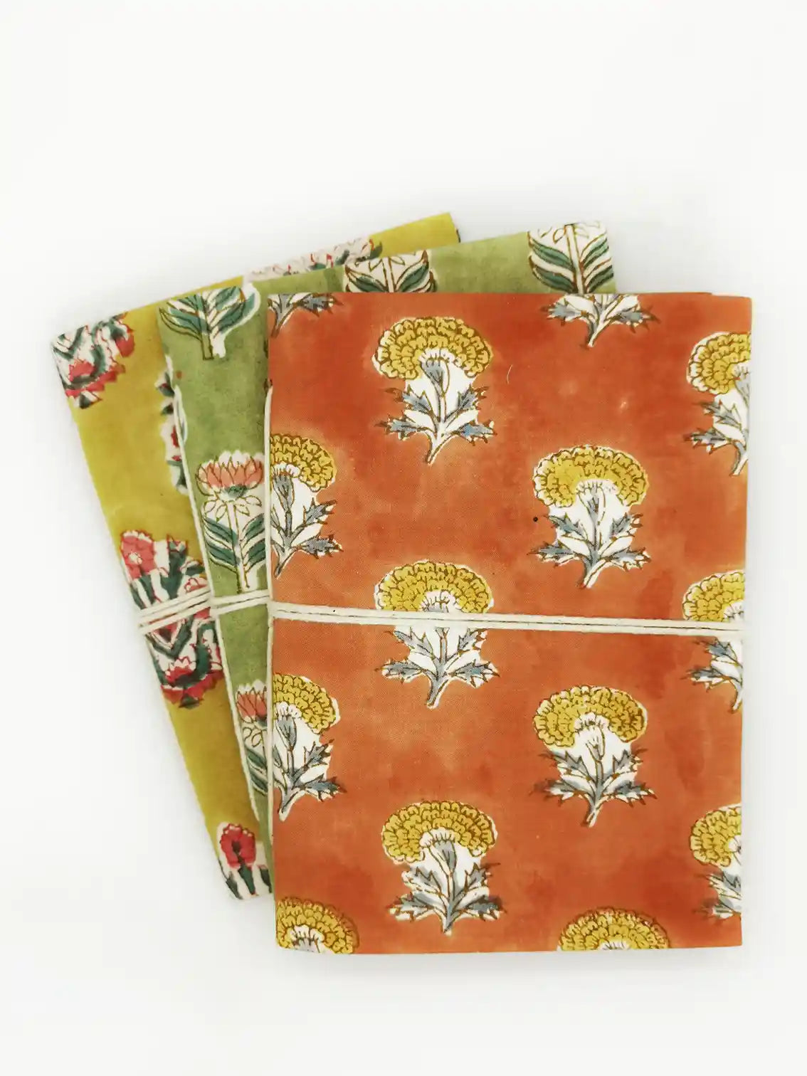 Nayda Diaries - Orange Block Print Notebook