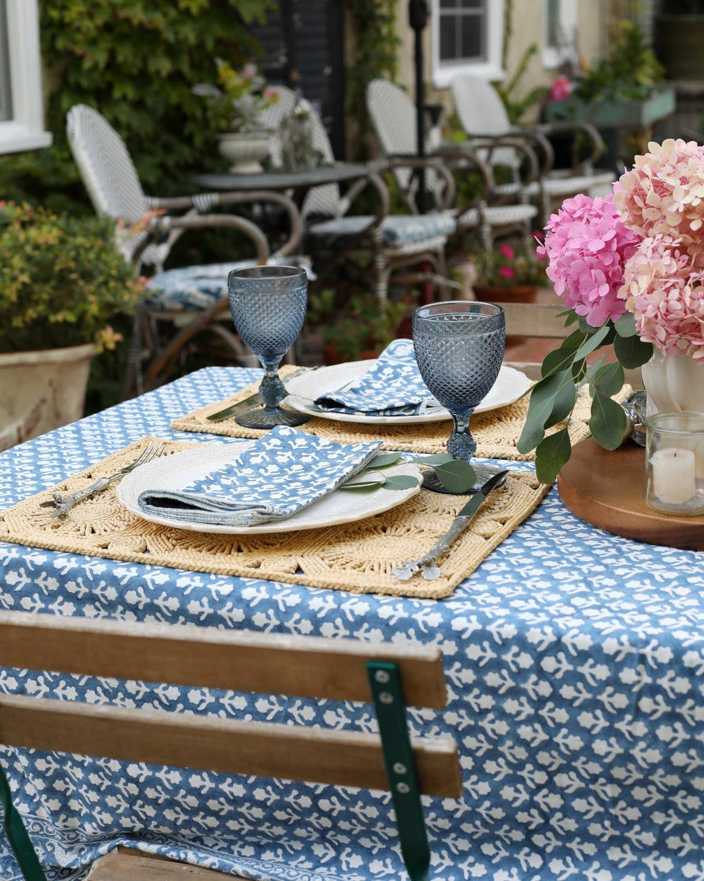 Napkin Charlotte Indigo, Set of 4