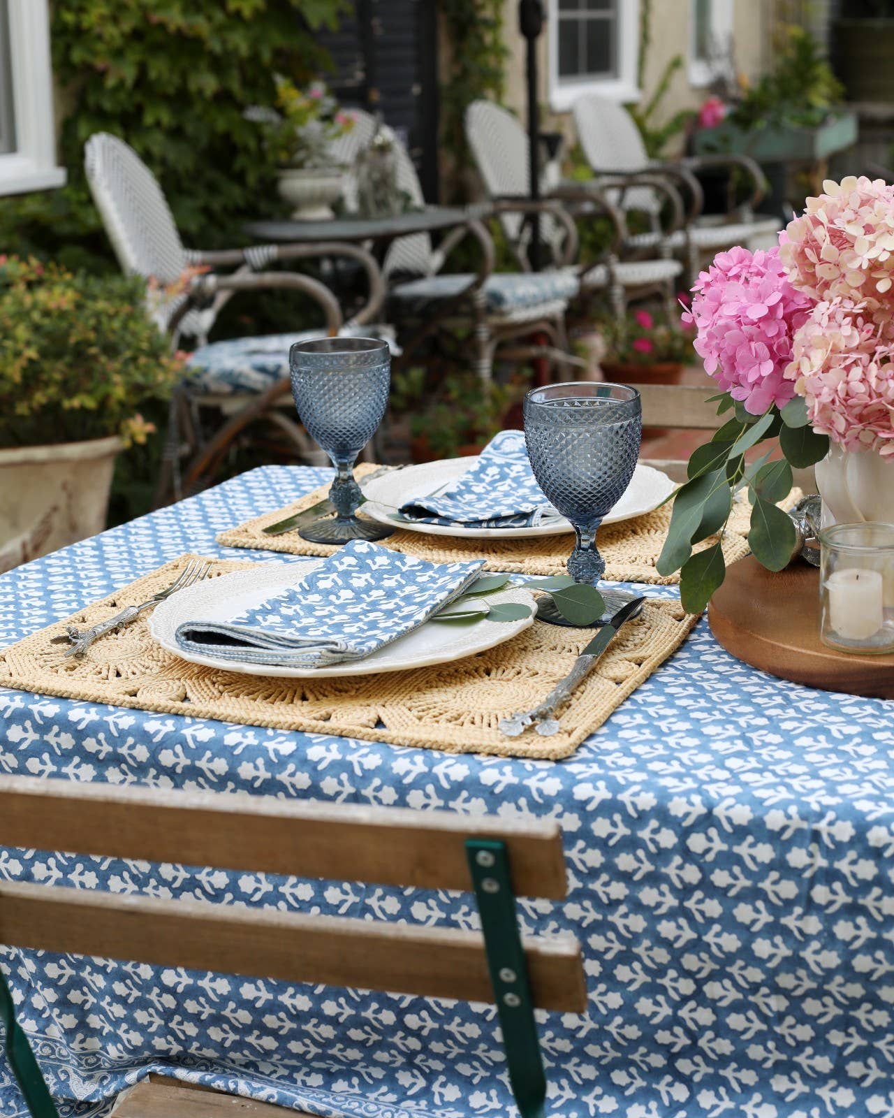 Napkin Charlotte Indigo, Set of 4