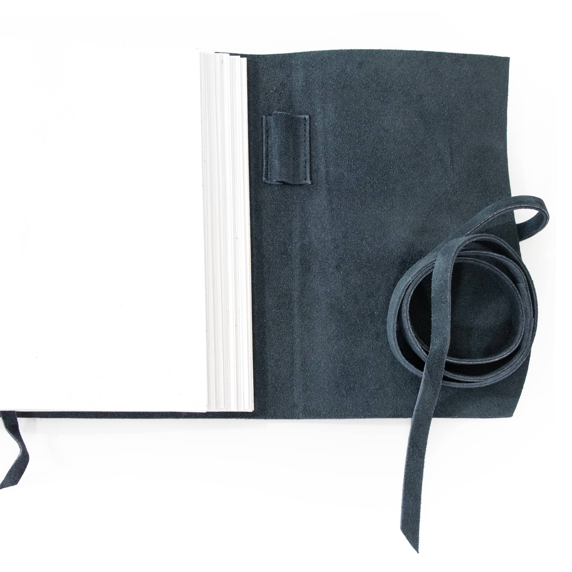 Andaluca Grey-Blue Suede Journal
