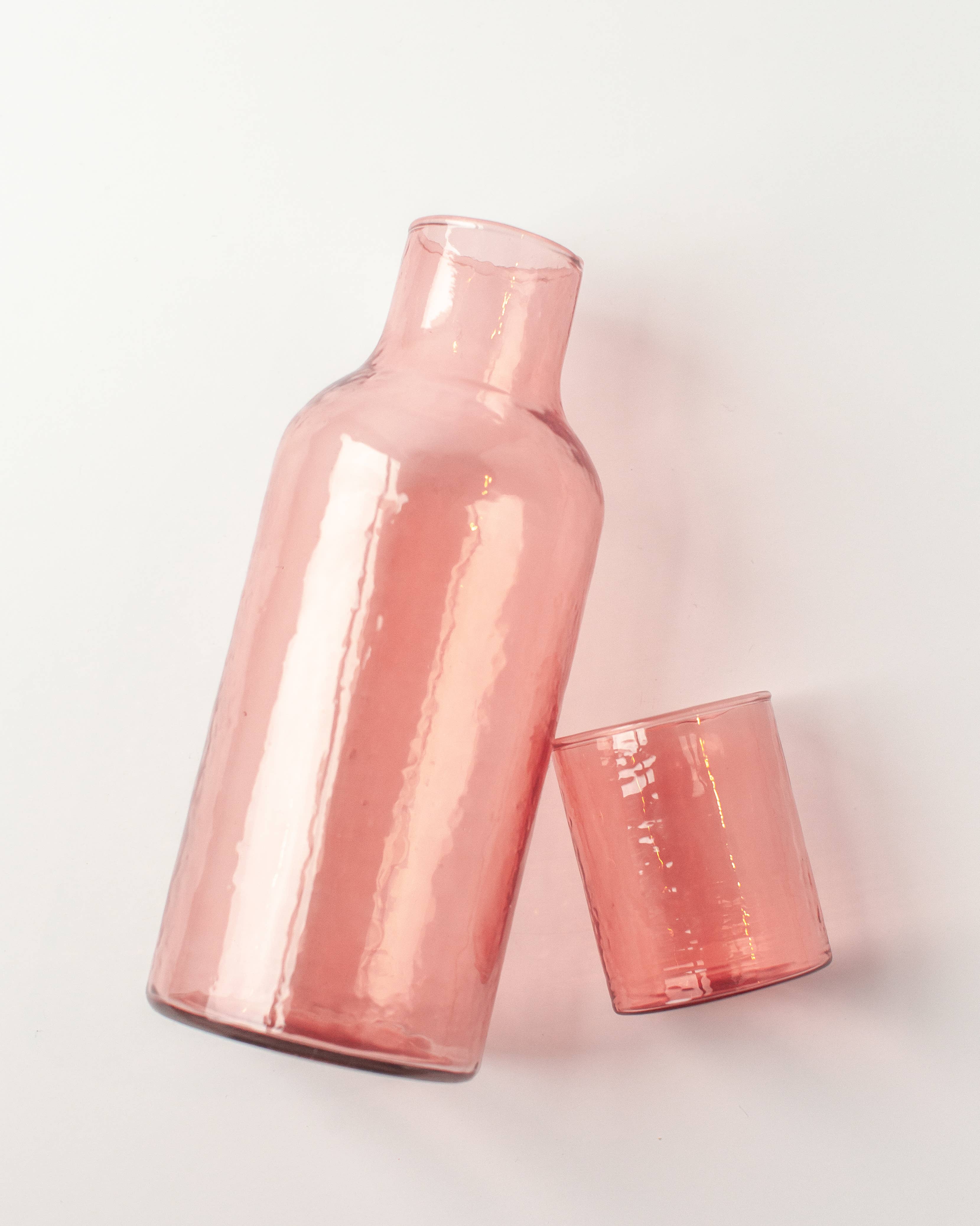 Creative Women - Handblown Hammered Glass Carafe