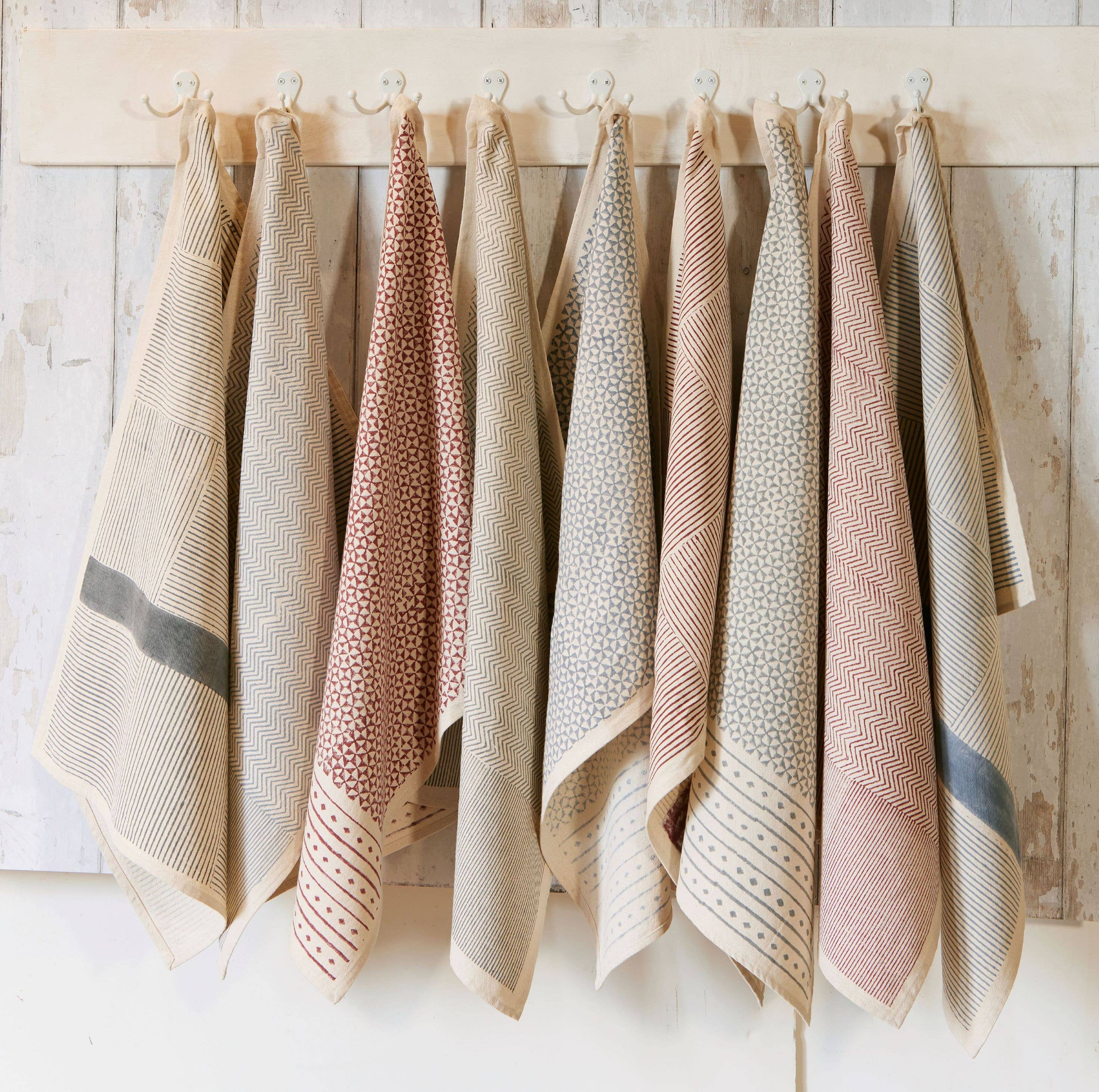 Hand Block Printed Cotton Kitchen Towel