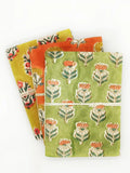 Nayda Indian Block Print Notebook - Green