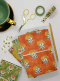 Nayda Diaries - Orange Block Print Notebook