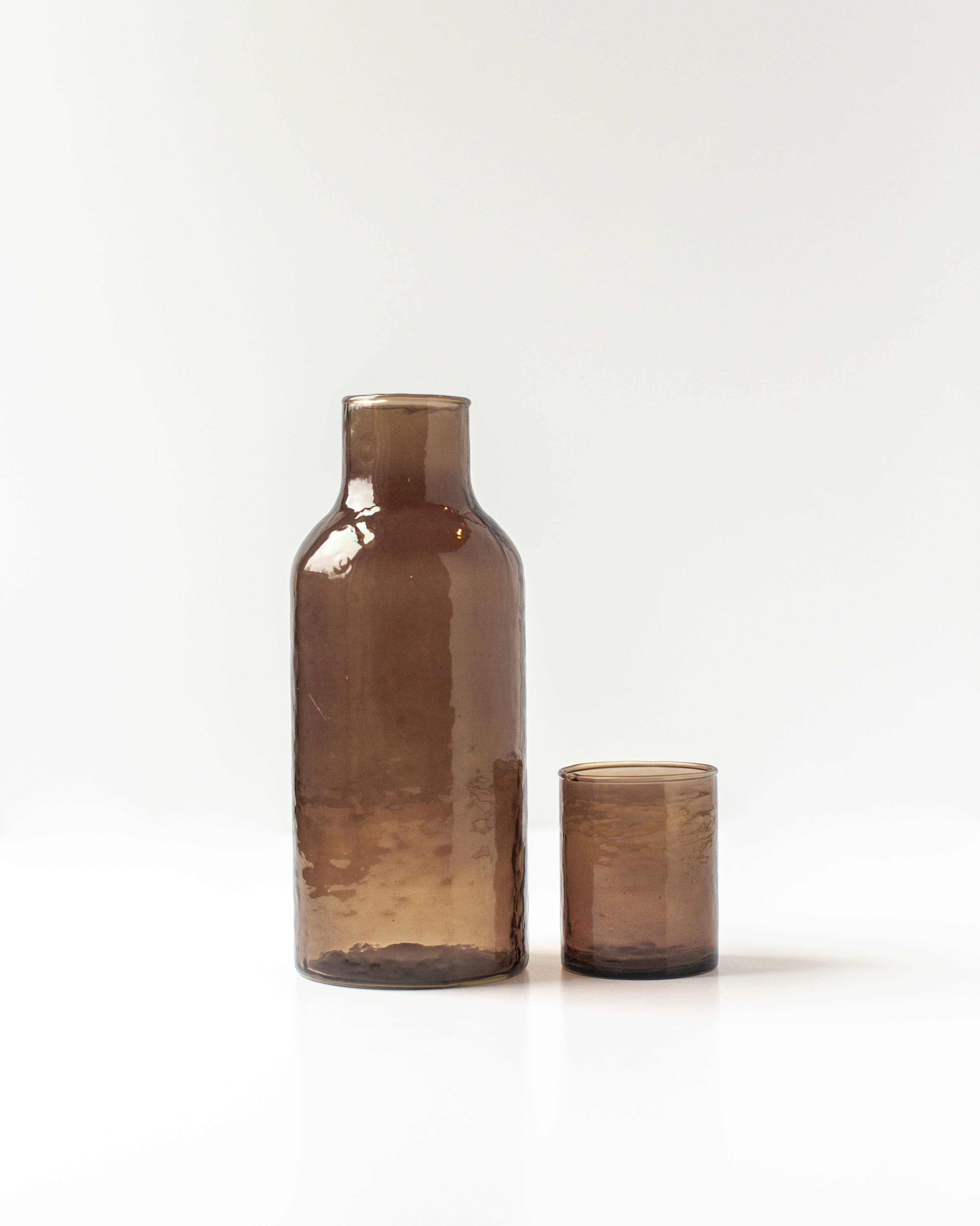 Creative Women - Handblown Hammered Glass Carafe