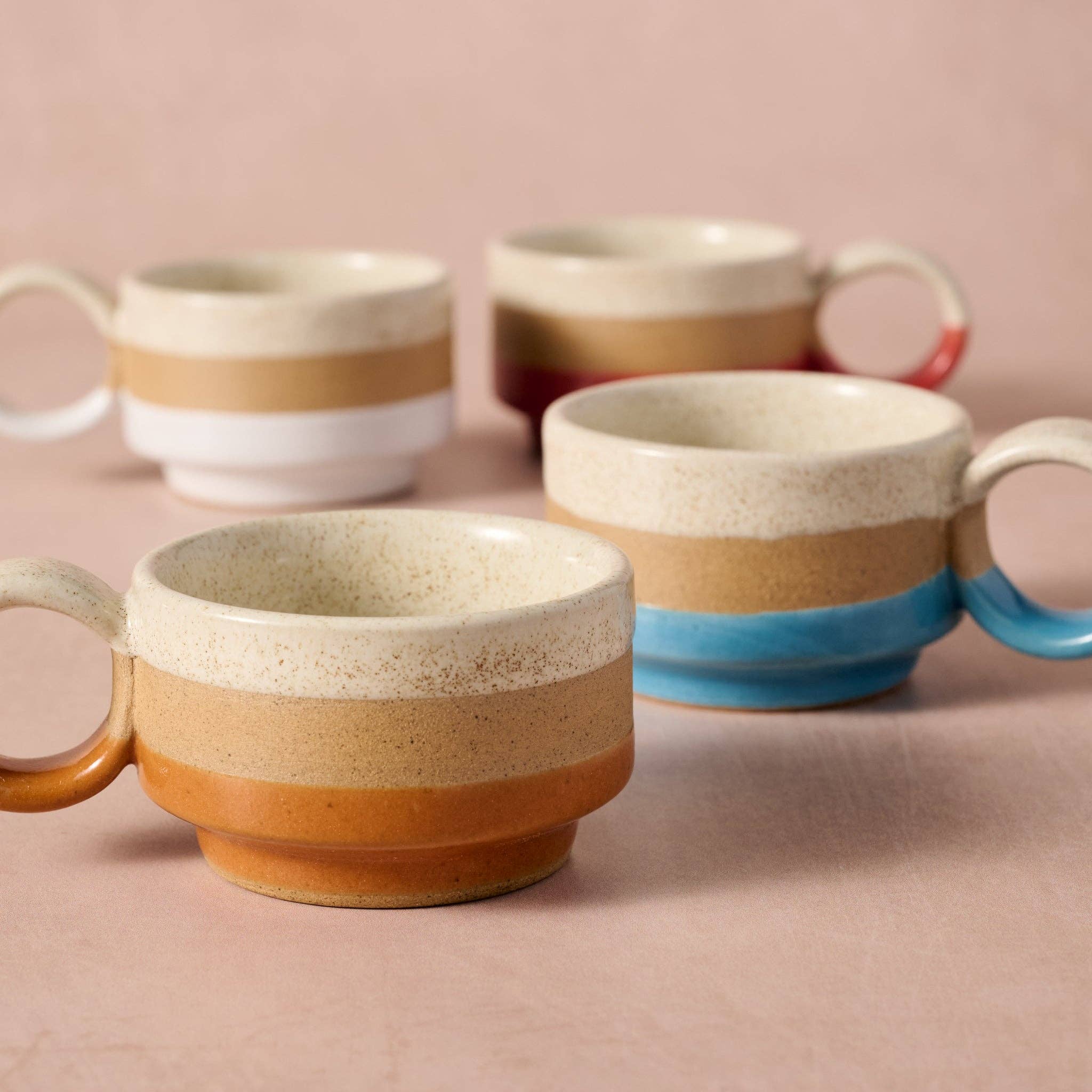 Kaphi II Stacking Espresso Mug - Multi
