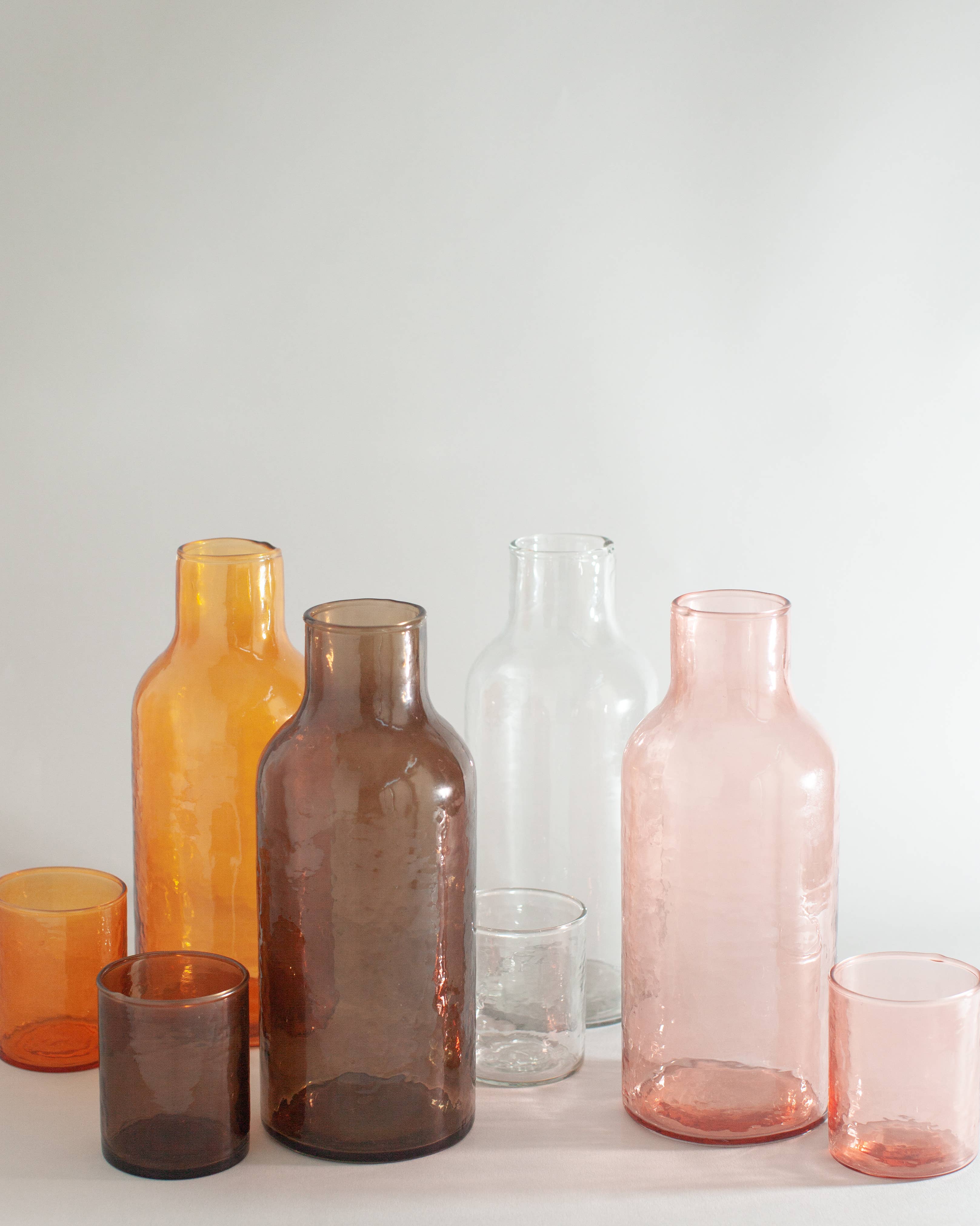 Creative Women - Handblown Hammered Glass Carafe