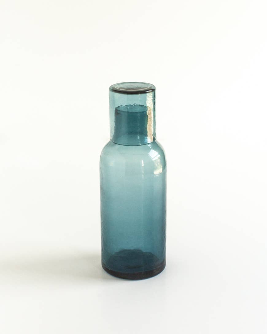 Creative Women - Handblown Hammered Glass Carafe