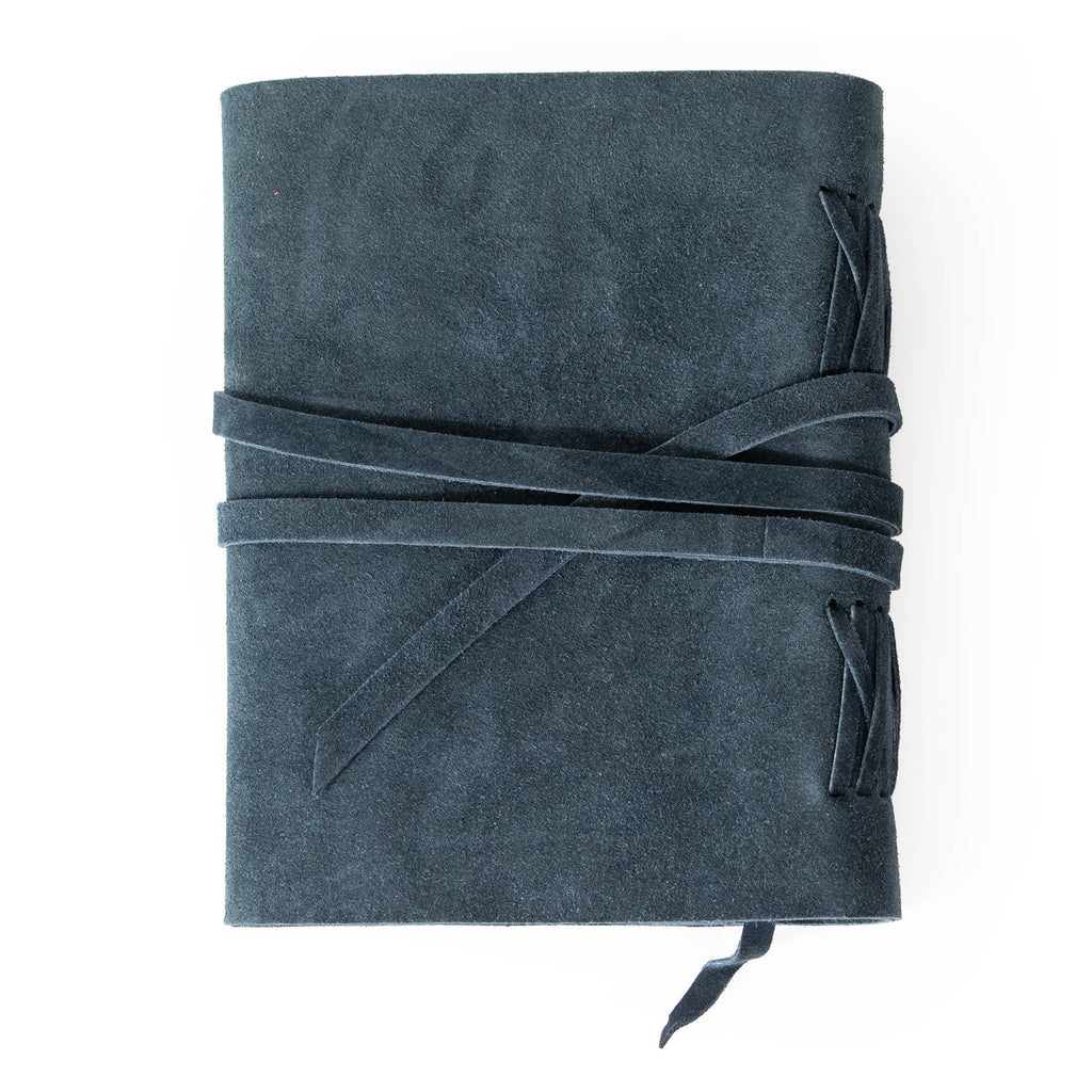 Andaluca Grey-Blue Suede Journal