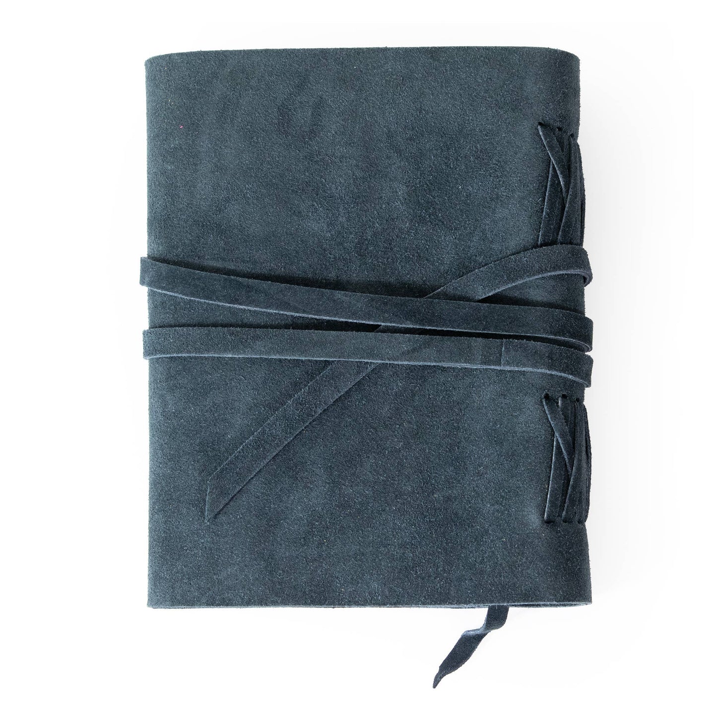 Andaluca - Grey Blue Suede Journal w/ Organic Cotton Paper: Large