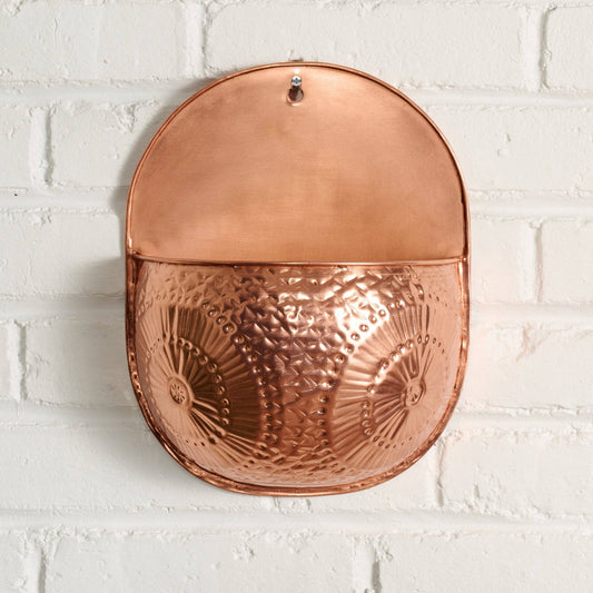 Ten Thousand Villages - Dekhava Embossed Wall Planter