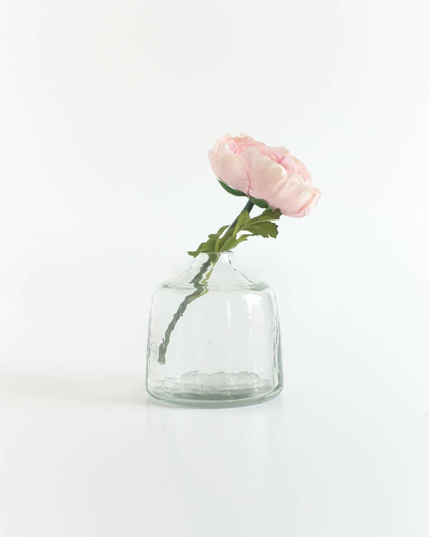 Creative Women - Bella Handblown Hammered Glass Bud Vase