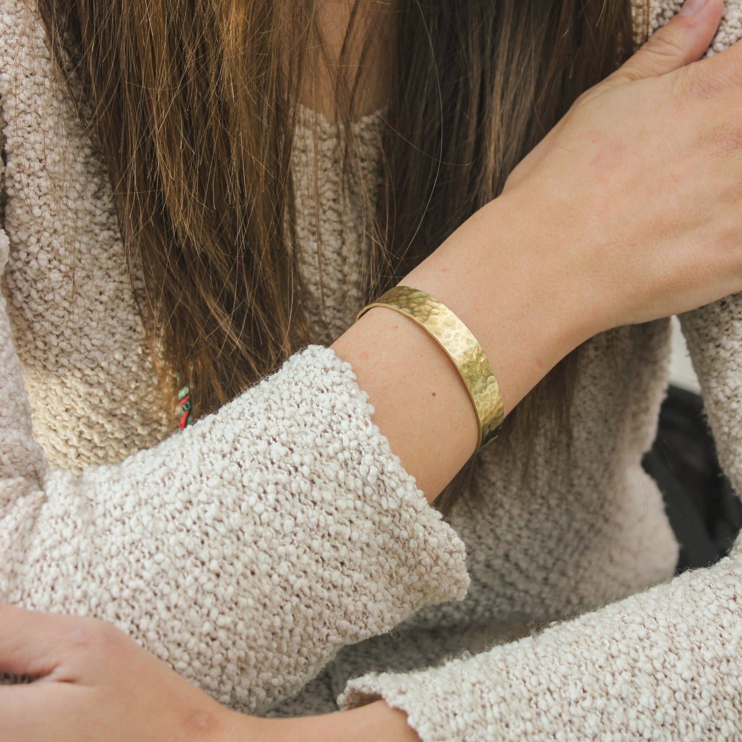 Himalayan Freedom Co - Hammered Circle Bangle