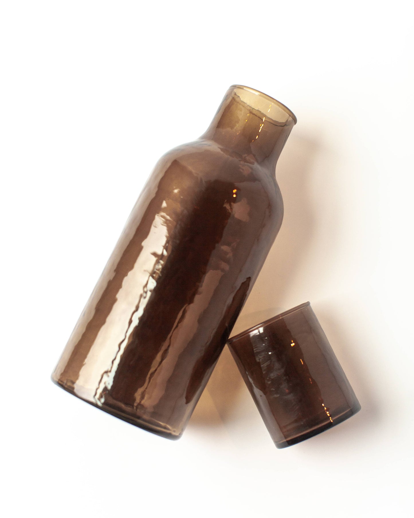 Creative Women - Handblown Hammered Glass Carafe